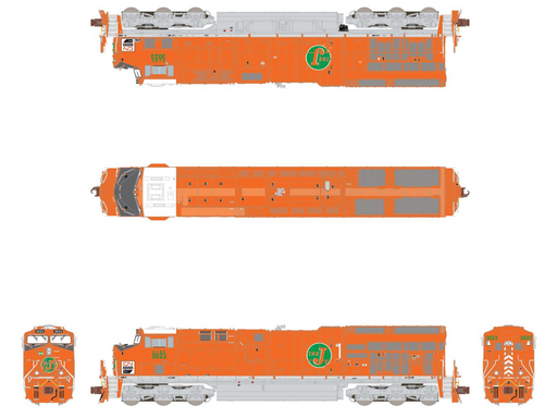 ScaleTrains 33056 Rivet HO Scale GE ES44AC DRF-44 GEVo Canadian