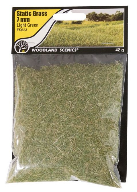 7mm Light Green Static Grass