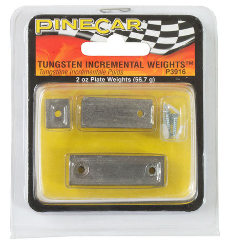 3 oz Incremental Tungsten Weights for Pinewood Car Racing