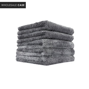 Edgeless 550 GSM Microfiber Towel, Grey, 16 x 16, 12-pk