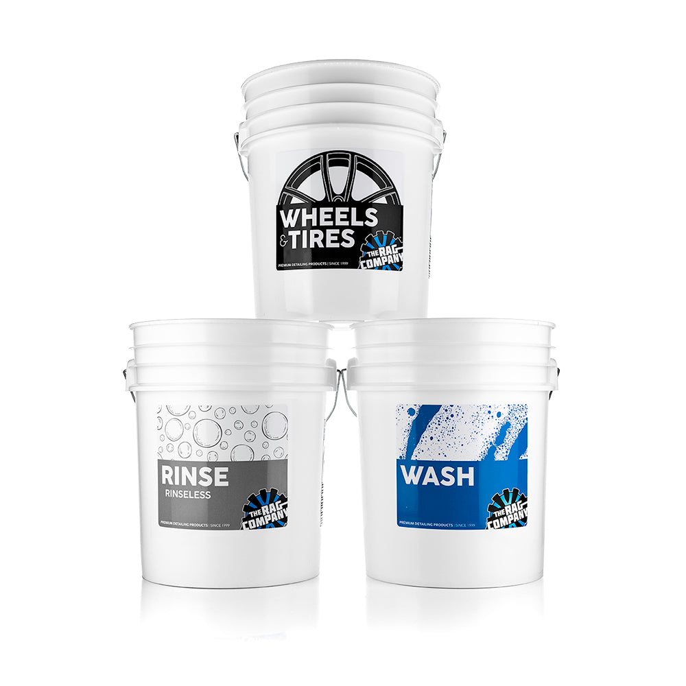 Sticker - Bucket 3-Pack - Rinse, Wash, and Wheel