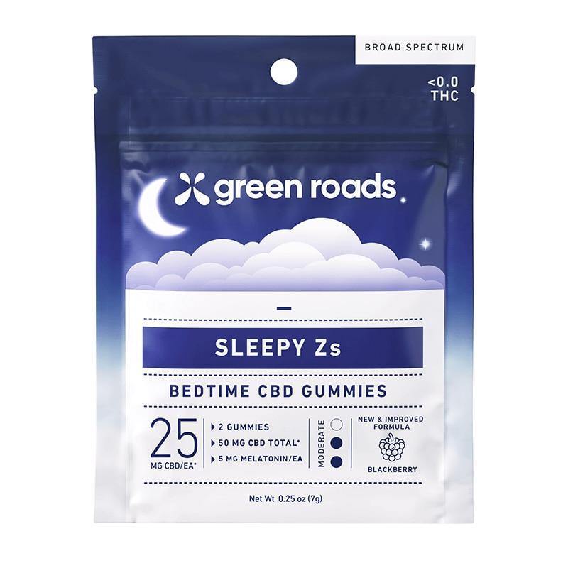 
            
                Load image into Gallery viewer, Green Roads - CBD Edible - Sleepy Zs Bedtime Blackberry Gummies - 25mg - MDRNC
            
        