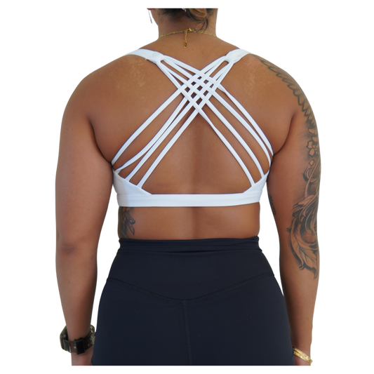 Double Strapped Back Sports Bra - Hot Pink Sports Bra – Common Treasures