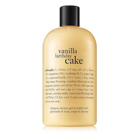vanilla cake scented moisturizing body wash