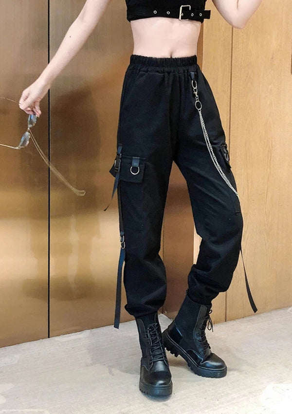 Chained Cargo Pants With Pockets – Msdark