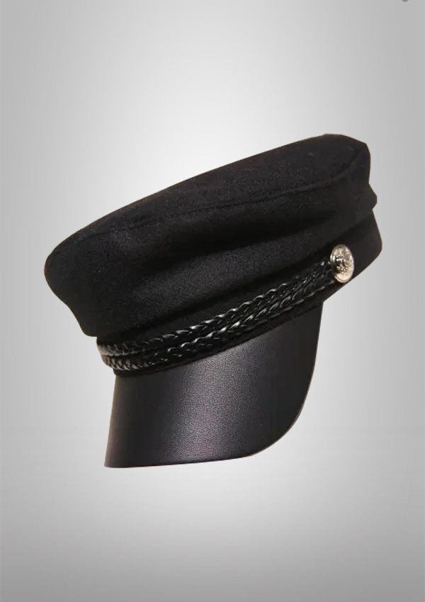 Fashion Black Yacht Captain Sailor Beret Cap – Msdark