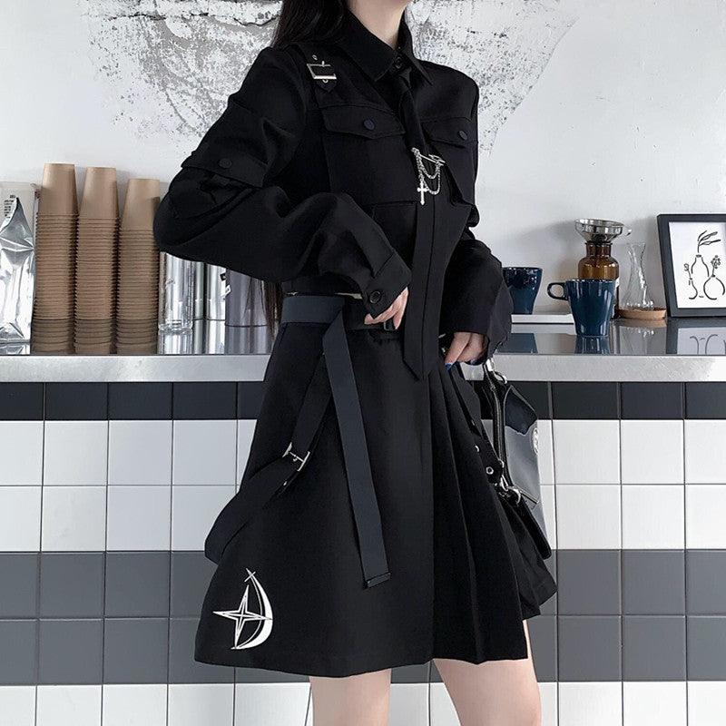 Gothic Short Style Suit And Skirt Set - GothBB 2022 free shipping ...