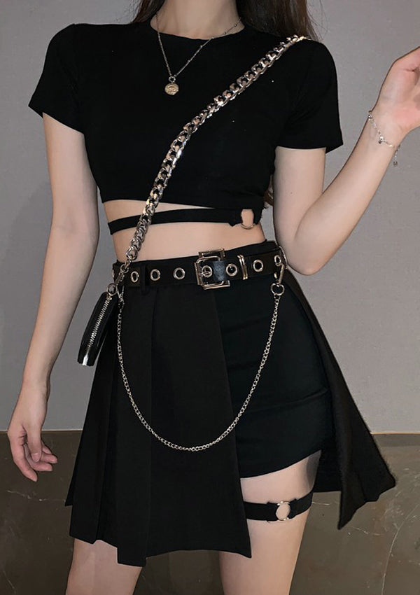 K-POP STAR Crop Top & Skirt Outfit – Msdark