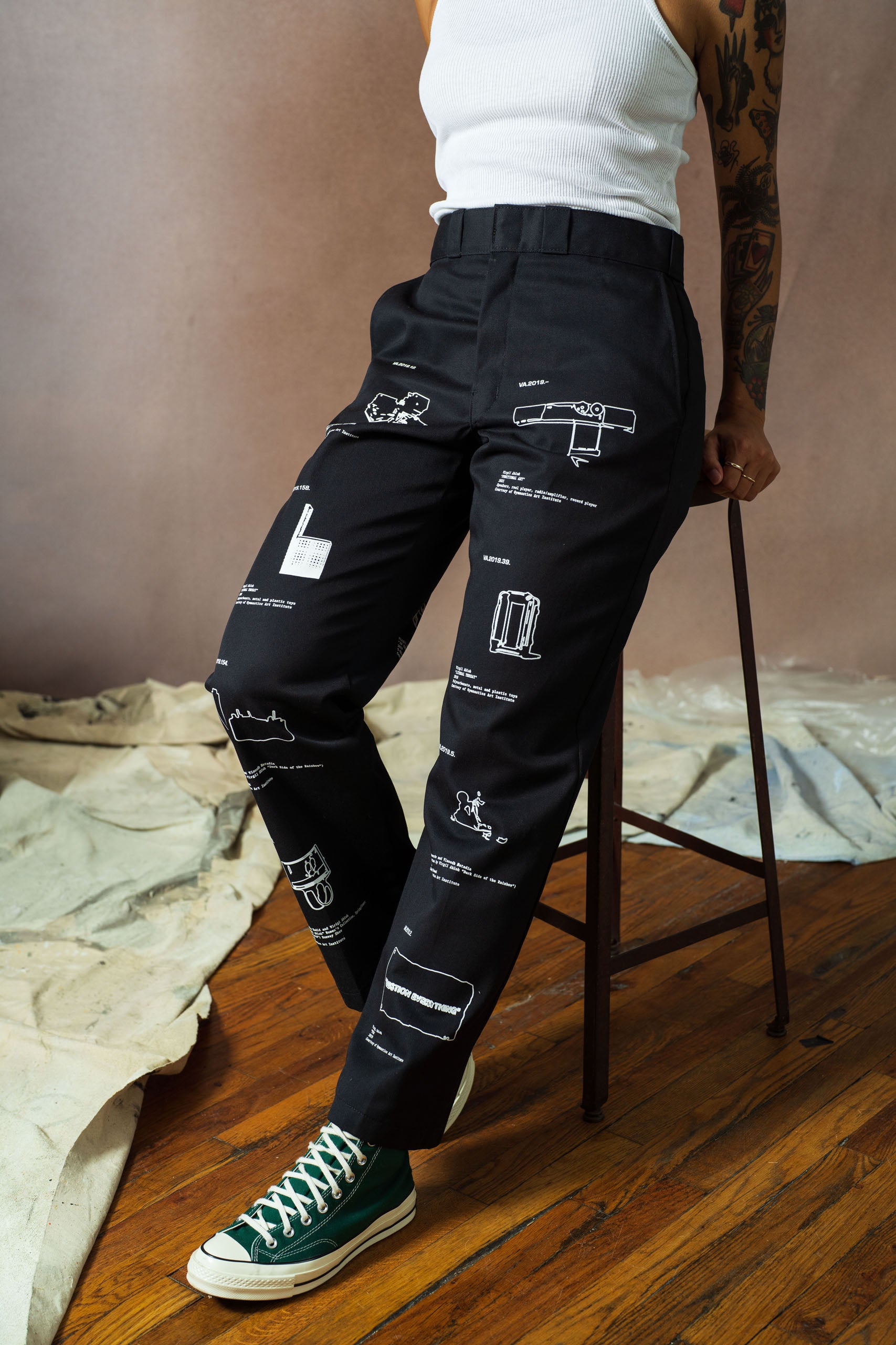 VIRGIL ABLOH - VIRGIL ABLOH X CALI THORNHILL DEWITT FIGURES OF SPEECH PANTS