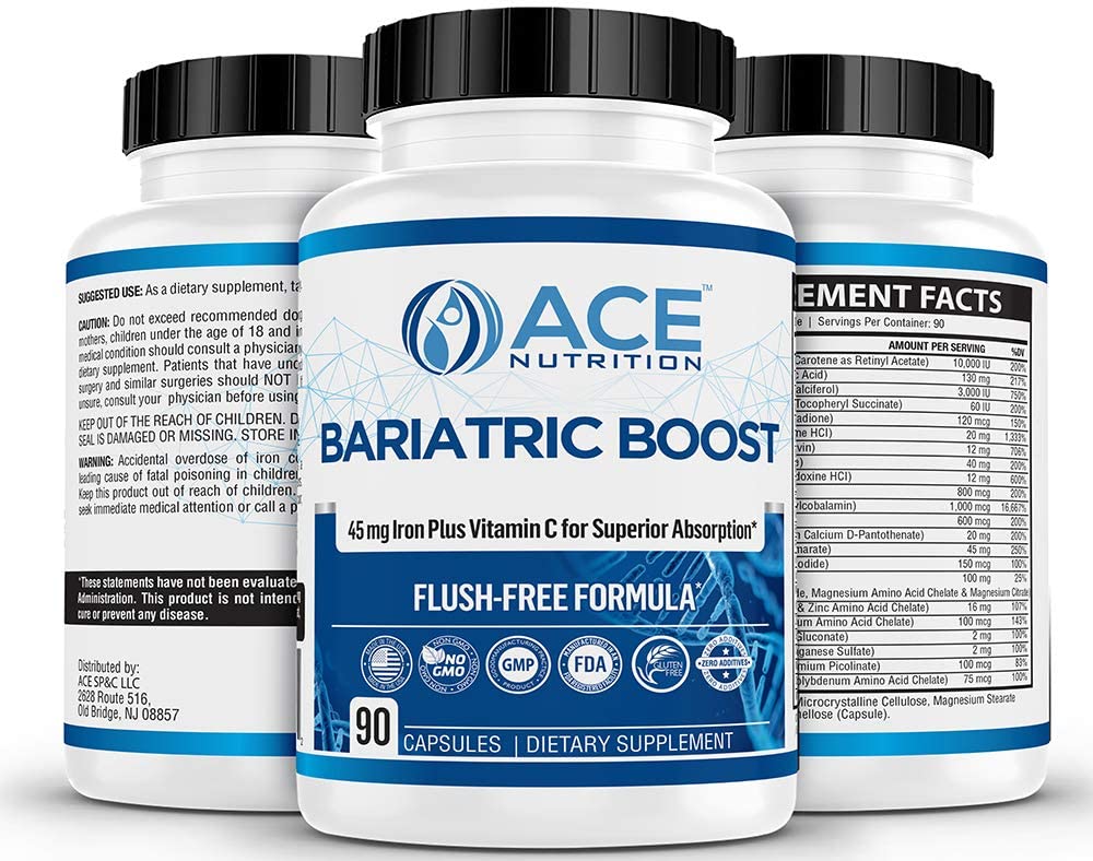 Bariatric Boost One A Day Multivitamin 45 Mg With Iron Ace Nutrition Usa 4481