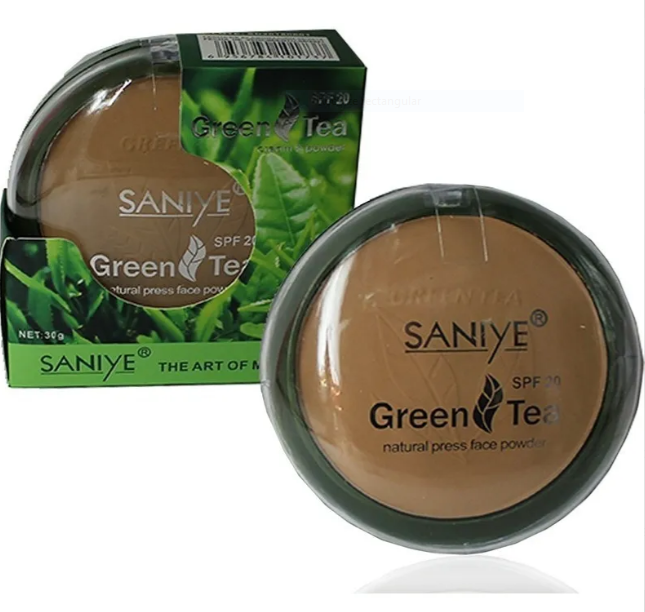 Maquillaje en Polvo Té Verde 30g | SANIYE – ForYou Cosméticos