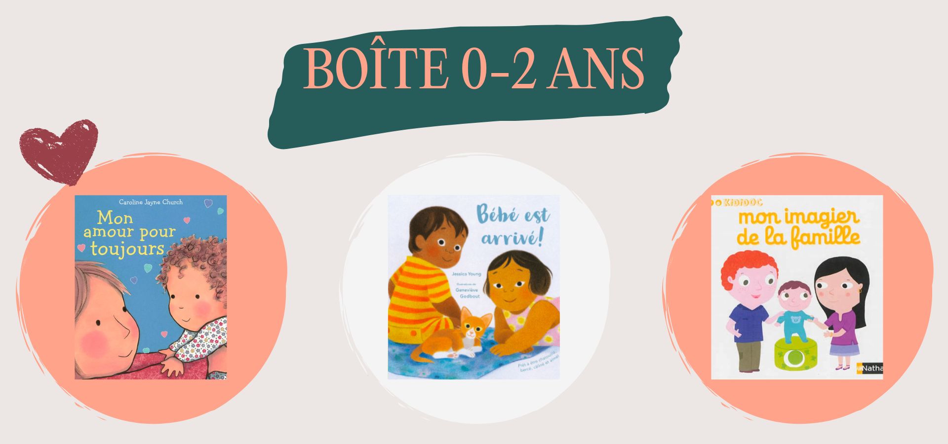 Sélection de livres pour bébés