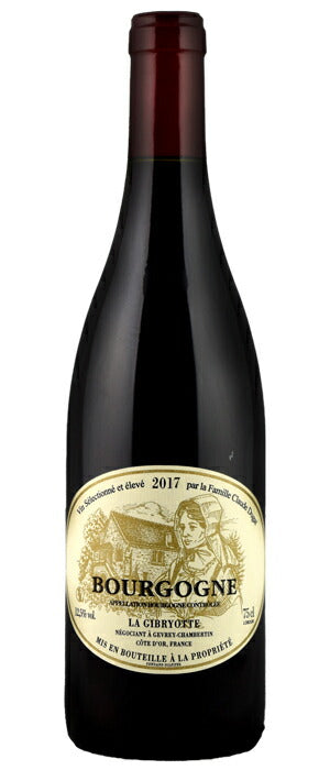 ブルゴーニュ・ルージュ ピノ・ノワール[2020]ラ・ジブリヨット（ジブリオット） 赤 750ml　La Gibryotte[Bourgogne  Rouge] フランス ブルゴーニュ 赤ワイン