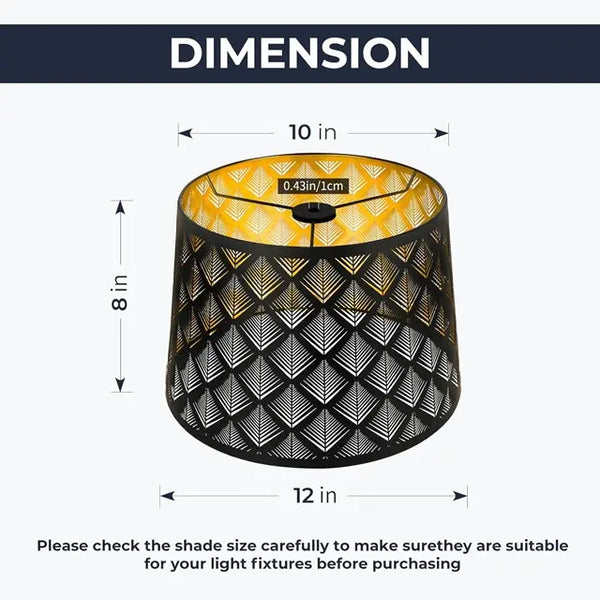 Drum Metal Lampshades size