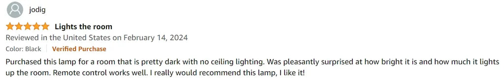 JOOFO Sky LED Floor Lamp Amazon User Reviews