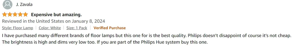 Philips Hue Gradient Signe Floor Lamp Amazon User Reviews