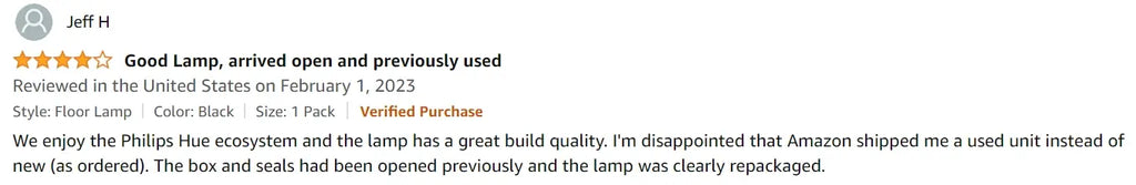 Philips Hue Gradient Signe Floor Lamp Amazon User Reviews