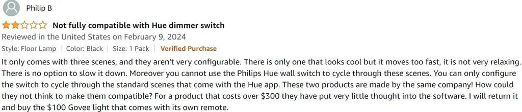 Philips Hue Gradient Signe Floor Lamp Amazon User Reviews