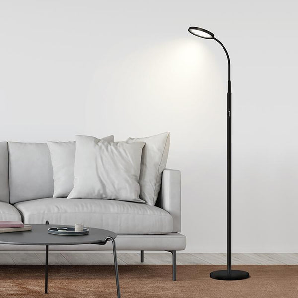 floor lamp is better to place it beside the sofa or bed.