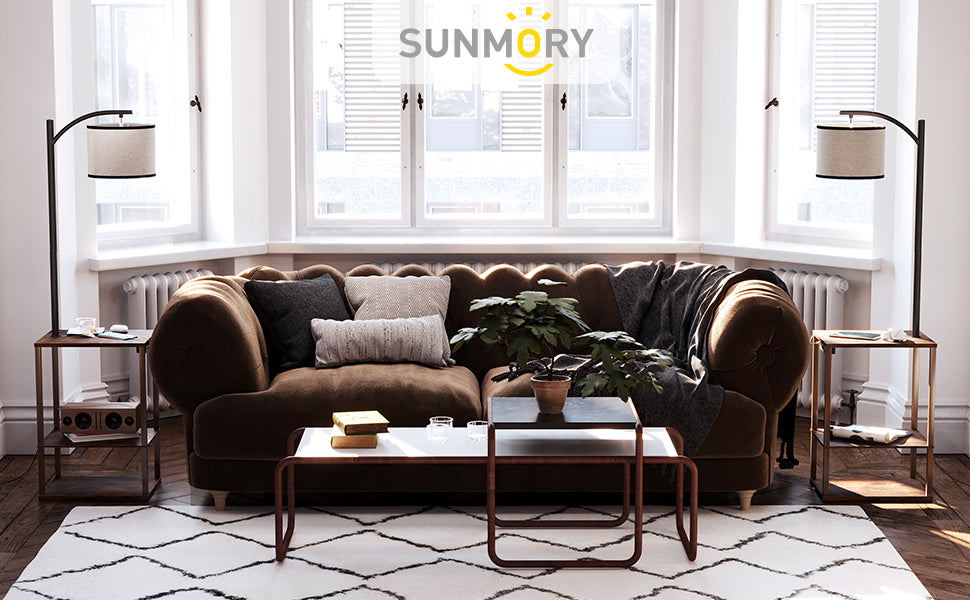 sunmory lamp with table living room scene