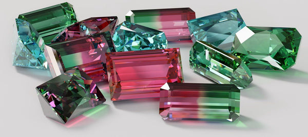 tourmaline facet gemstones