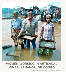 women artisanal diamond workers Congo