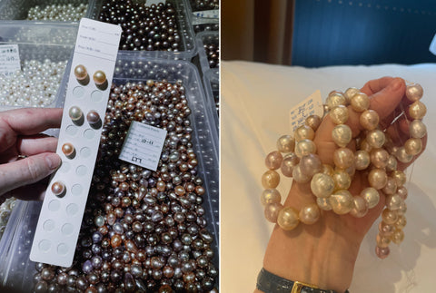 pearl buying at hong kong jewellery show