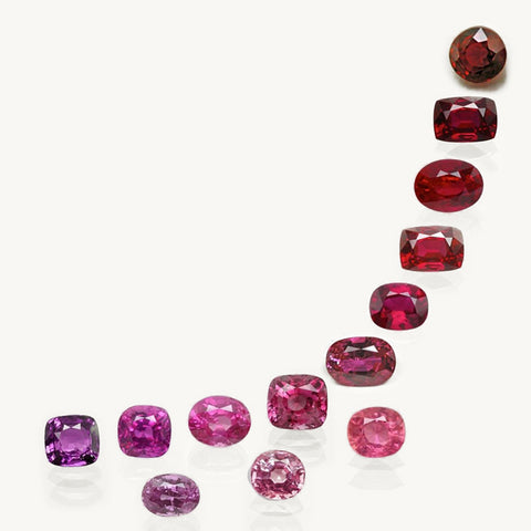 pink sapphire to ruby grades