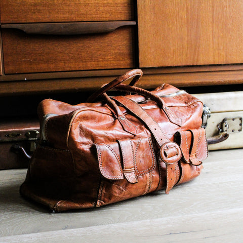 Grand sac de voyage vintage