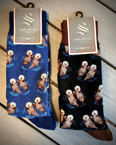 Sea otter socks by Socksmith – Sockshop & Shoe Co.