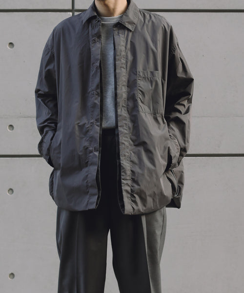 stein Oversized Wind Shirt(NYLON)