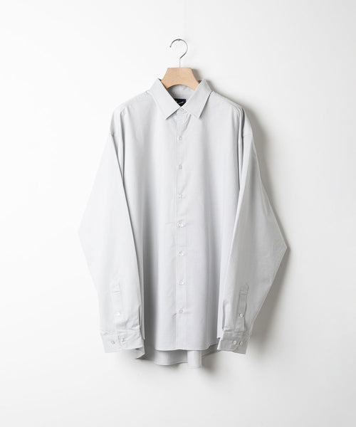 カネマサ KANEMASA PHILのROYAL OX DRESS JERSEY SHIRTのL.GREY