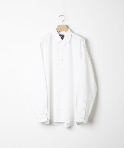 カネマサ KANEMASA PHILのROYAL OX DRESS JERSEY SHIRTのWHITE