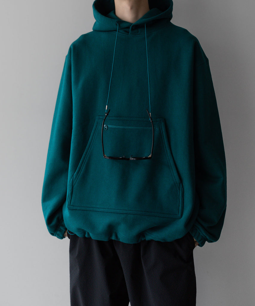 NEITHERS ネイダースのNEWSBOY UTILITY HOODIE BLUE GREEN 公式通販サイトssession福岡セレクトショップ