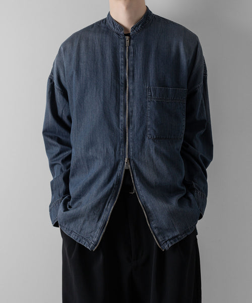 ATTACHMENT アタッチメントのLIMITED DENIM ZIP SHIRT