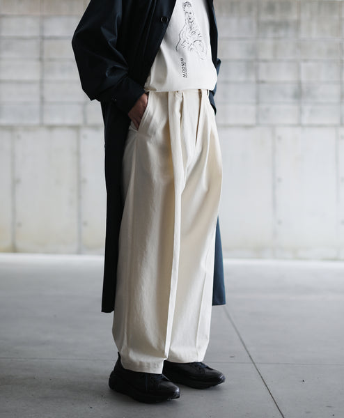 session stein 公式通販 WIDE STRAIGHT TROUSERS ST.227-3