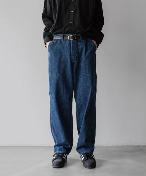 INTÉRIM - インテリムのVINTAGE WASHED NEP DENIM 40s US NAVY M-44 TROUSERSのV.NAVY公式通販サイトsession福岡セレクトショップ