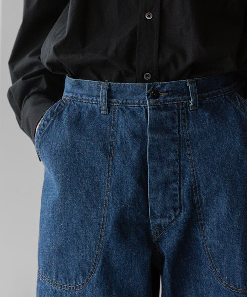 INTÉRIM - インテリムのVINTAGE WASHED NEP DENIM 40s US NAVY M-44 TROUSERSのV.NAVY公式通販サイトsession福岡セレクトショップ