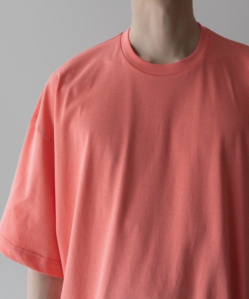 KANEMASA PHIL. 36G HIGH TWIST BALLOON TEE - EXCLUSIVE for sessionのSALMON PINK