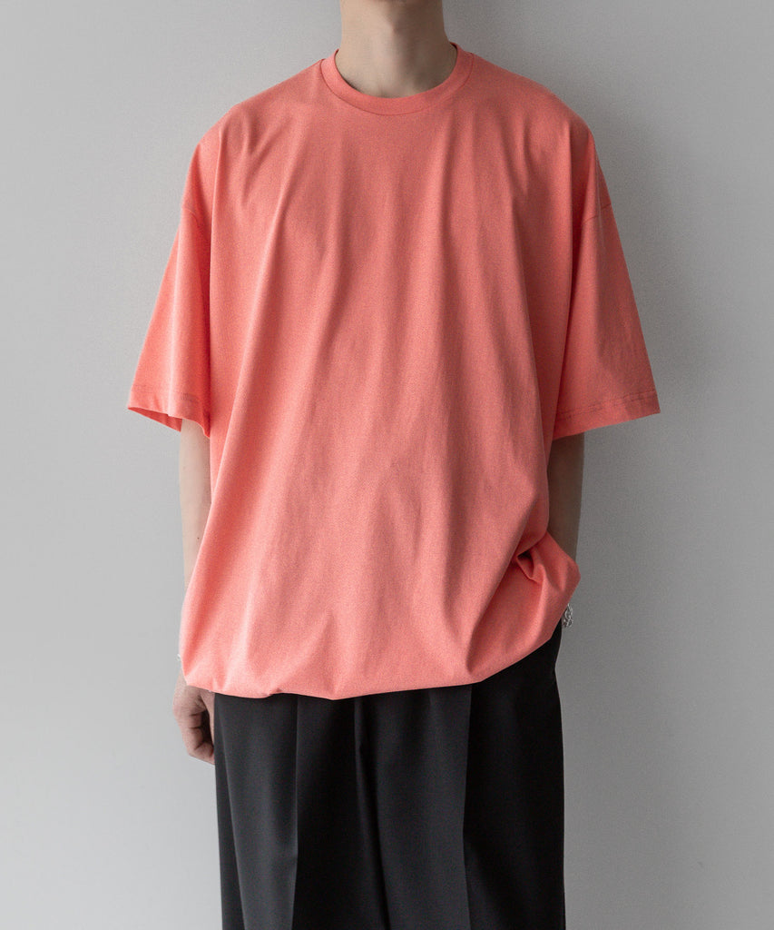 KANEMASA PHIL. 36G HIGH TWIST BALLOON TEE - EXCLUSIVE for sessionのSALMON PINK