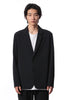 ATTACHMENT(アタッチメント)のNY/CO STRETCH JERSEY 2B JACKETのBLACK