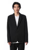 ATTACHMENT(アタッチメント)のPE STRETCH DOUBLE CLOTH 2B JACKETのBLACK