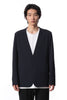 ATTACHMENT(アタッチメント)のPE STRETCH DOUBLE CLOTH COLLARLESS JACKETのNAVY