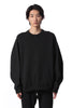 ATTACHMENT(アタッチメント)のCO/PE DOUBLE KNIT SWEAT SHIRTのBLACK