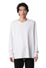 ATTACHMENT(アタッチメント)のCOTTON DOUBLE FACE SLIM FIT L/S TEEのWHITE