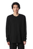 ATTACHMENT(アタッチメント)のCOTTON DOUBLE FACE SLIM FIT L/S TEEのBLACK