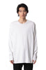 ATTACHMENT(アタッチメント)の80/2 PIMA CO JERSEY LAYERED L/S TEEのWHITE