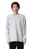 ATTACHMENT(アタッチメント)のCU/CO×PE DOUBLE FACE KNIT CREWNECK PULLOVER L/SのL.GRAY