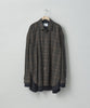 stein(シュタイン)の23SSコレクションのOVERSIZED LAYERED SHIRTのOMBRE CHECK（KHAKI）