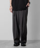 ATTACHMENT アタッチメント LIMITEDのSORIBIA TWILL BELTED WIDE TROUSERS - D.GRAYの公式通販サイトsession福岡セレクトショップ